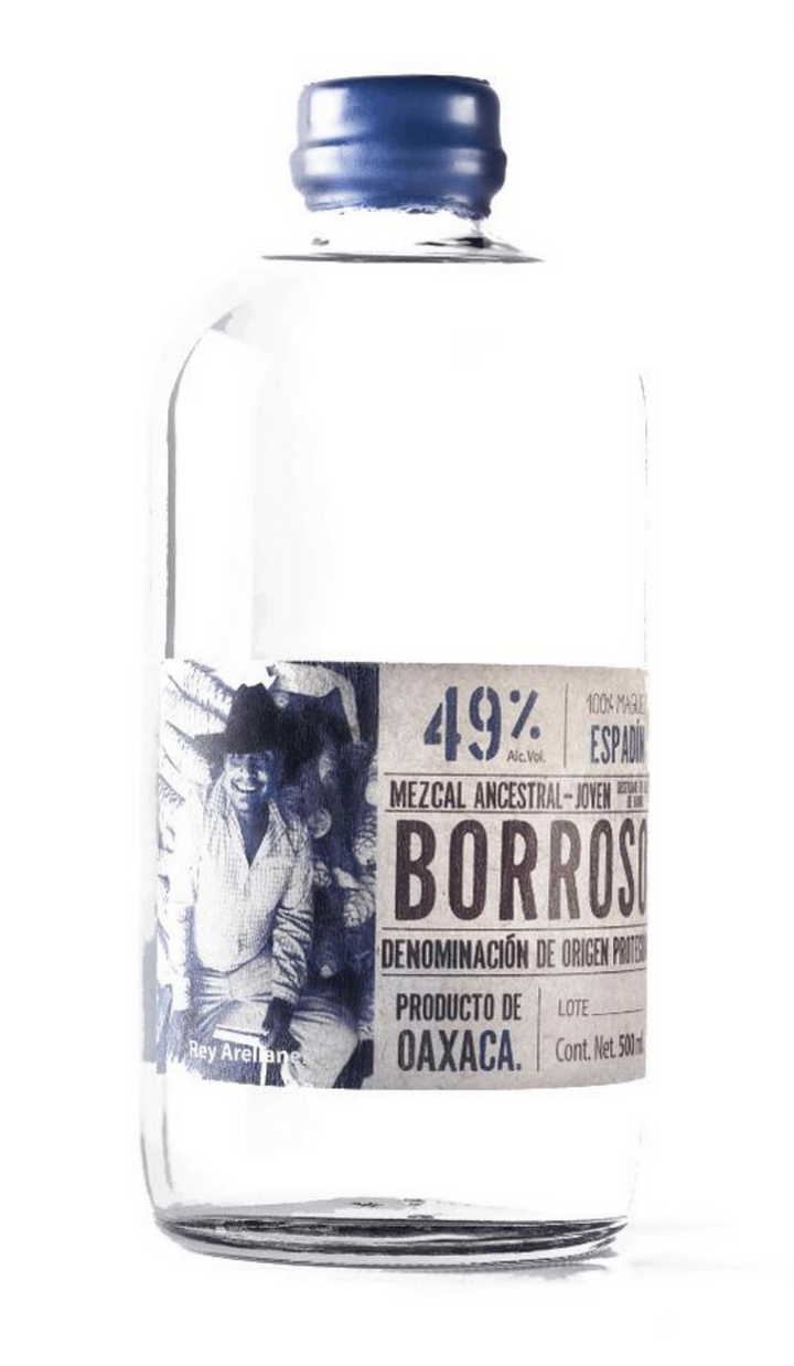 Mezcal Ancestral Joven BORROSO Premium 49° - 100% Espadin - 1 L
